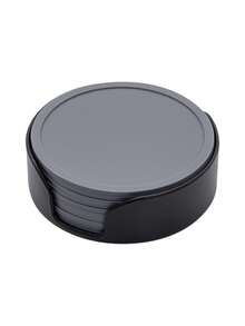 1/3/6PCS Grau Silicone Cup Coasters Drinks, Heat Resistant Glass Cushion, Coffee Table&Bar Furniture Protection&Hot Cup Mat Christmas For Holiday Gift Giving - Grey - View 6