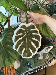 MINKOJA 热带植物毛巾，心叶凤梨花叶挂式厨房浴室毛巾 - 高吸水性、速干、家居装饰面料、可水洗、奢华水疗、客用浴室必备、时尚家居装饰、搬家实用礼物、独特厨房配件 - 彩色 - 查看 7