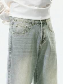 Claim Dot Quần jeans ống đứng nam, phong cách thường ngày, phù hợp đi làm và dạo phố. - Rửa nhẹ - Xem 7