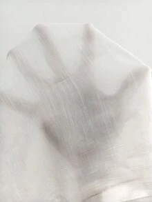 Swim Vcay 女士白色长袖开衩休闲沙滩罩衫两件套 - 白色 - 查看 3