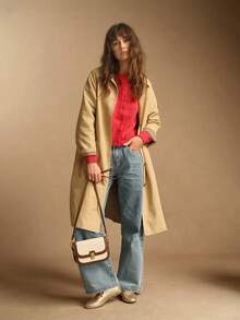 Rosivie 女士休闲百搭通勤简约系带平底鞋 - 金色 - 查看 3