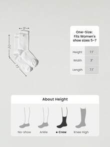 GLOWMODE 3 Pairs Soft Comfort Training Workout Running Ventilated Mesh Seamless Toe Construction Arch Support Crew Socks