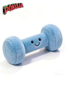 POKOJA LAND - BESTSELLERS 创意毛绒哑铃壶铃玩偶，逼真健身器材毛绒玩偶，可爱抱枕，适合儿童睡眠，生日礼物，趣味家居/办公室装饰 - 彩色 - 查看 12