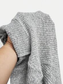 Tween Girls Casual Ribbed Knit Turtleneck Slim Fit Pullover Top, Versatile Minimalist T-Shirt For Autumn/Winter - Light Grey - View 7