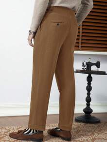 Core Aspect Quần cargo nam màu nâu, kiểu dáng thường ngày, thích hợp đi làm. - màu nâu - Xem 2