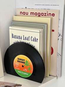 Joivida 2 Bộ Giá đỡ sách hình đĩa vinyl ban nhạc rock Blurry Oasis, Giá đỡ sách để bàn kiểu retro, Giá đỡ sách phân chia, Giá đỡ sách hình đĩa vinyl, Giá đỡ sách hình đĩa vinyl kiểu retro màu đen, Giá đỡ sách kiểu cổ điển bo tròn, Giá đỡ sách trang trí kiểu cổ điển cho học sinh, sinh viên, văn phòng tại nhà - Nhiều màu - Xem 6