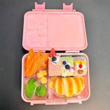1 Set Tritan Material 1000ml Bento Box, Leak Proof, Beautiful, Suitable For Microwave/Dishwasher, Essential For Returning To School - Multicolor - View 9
