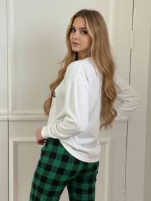 Women Lounge Sets - Green - View 3