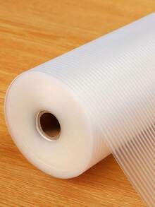 1pc Shelf Liner Cabinet Liner, Non Adhesive Drawer Liner, Washable Waterproof Durable Non-Slip Shelf Liner For Kitchen, Drawer - Clear - View 5