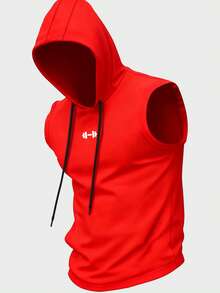 Manfinity Sport Corelite Áo tank top thể thao không tay tối giản màu trơn dành cho nam - màu đen - Xem 5