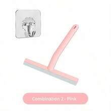 1. 实用玻璃窗刮刀、镜面刮刀、肥皂清洁刮刀、瓷砖清洁工具，适用于浴室和厨房 - 黑色 - 查看 13