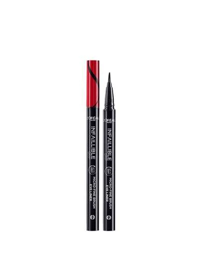 L'Oreal Infallible Grip Micro Fine Brush Eyeliner 01 Obsidian Black 0.4 G