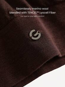 GLOWMODE Second-Skin Wool Seamless Strong Streak Sweat-Wicking Breathable Sports Bra Medium Impact Training Running Workout  Outdoors Daily Active Wear Removable Cups Spring Summer - Brown - View 6