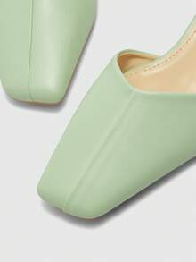 CUCCOO BIZCHIC Women's Fashionable Versatile Minimalist Pumps - Green - View 8