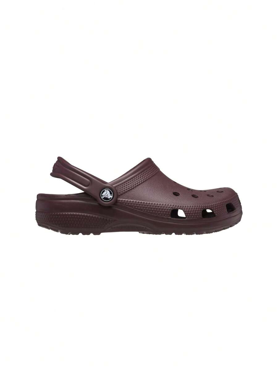 Crocs Classic Marbled Tie-Dye Unisex Clog Dark Cherry CR10001 - Burgundy - View 1