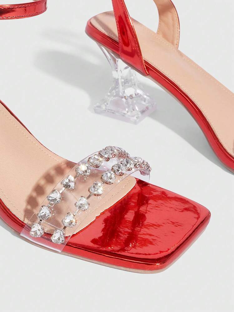 CUCCOO SZL Chaussures à talons hauts pour femmes, sandales d'été pour graduation, soirée de remise des diplômes, vacances, fête, style chic et . Parfait pour les fêtes de Noël, du Nouvel An, de la Saint-Valentin et les sorties de nuit