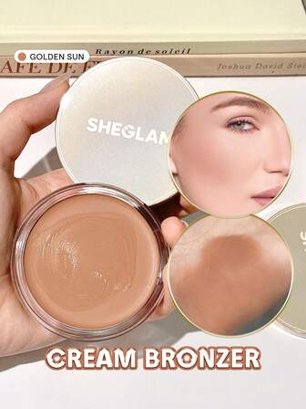 Silk Haze Cream Bronzer-Golden Sun Contour Cream Non-Greasy Long Lasting Natural Bronzer Contouring Weightless Contour Brand Beauty Makeup Face Paint Cosmetic For Women Girls Perfect For Winter Ideal For Y2K Fancy Fashion Suitable For Birthday Christmas Gift Party Ready Best Color