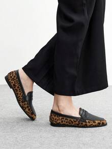 CUCCOO BIZCHIC 女士休闲简约平底鞋，适合办公和通勤穿着 - 棕色 - 查看 4