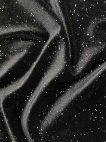 Manfinity AFTRDRK 男士休闲日常通勤简约纯色天鹅绒领水钻T恤，秋季男士闪亮衬衫，闪亮男士高领哥特风男装，水钻男装，男士水钻长袖衬衫，男士亮片衬衫，男士长袖高领衫，男士天鹅绒衬衫，男士闪亮衬衫，男士黑色长袖复古风，适合日常休闲、周末旅行、户外活动、探险旅行、轻松的工作环境或半正式场合，可作为男友/丈夫礼物、周年纪念/生日礼物。 - 黑色 - 查看 5