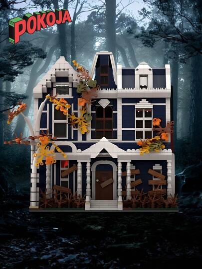 POKOJA LAND 1000pcs+ House Building Block Toys, Game Perimeter, Perfect For Family Gatherings, Perfect Christmas And Birthday Gifts For Adults And Teen, Friends And Family, As A Fan Gift