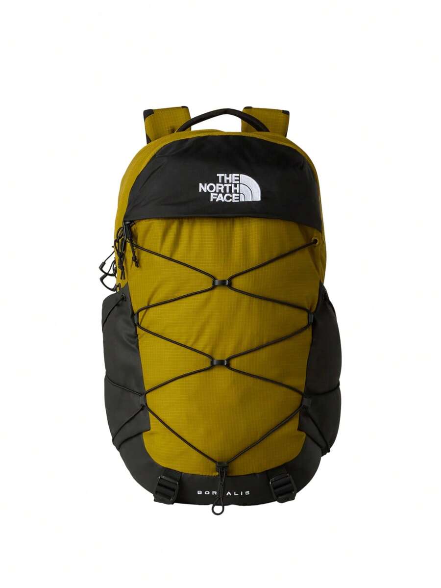 The North Face حقيبة ظهر رحلات رجالية بوريالس لون عميق ديجون / أسود TNF - Deep Dijon/TNF Black - مشاهدة 1
