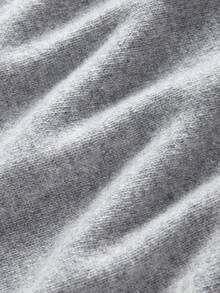 MOTF PREMIUM WOMEN'S FASHIONABLE TURTLENECK CONTRAST BINDING SWEATER - Grey - View 6