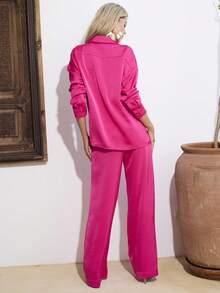 Dancing Leopard Áo sơ mi màu hồng cánh sen Konstantina, trang phục mùa hè cho nữ, áo đi nghỉ mát, áo dự tiệc cho nữ, áo hẹn hò, trang phục đi nghỉ mát cho nữ, áo lễ hội, mùa xuân và mùa hè, trang phục đi ăn trưa, trang phục đi biển cho nữ - Hồng - Xem 2