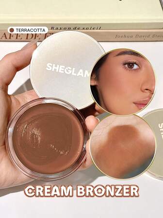 Silk Haze Cream Bronzer-Terracotta Konturcreme, Nicht Fettend, Langanhaltend, NatüRlicher Bronzer, Konturierung, Schwerelose Kontur Marke SchöNheit Make-Up Kosmetik FüR Damen MäDchen Perfekt FüR Winter Ideal FüR Y2K Schick Elegant Mode Geeignet FüR Geburtstag Weihnachten Geschenk Party Fertig Beste Farbe