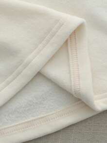 Franclia 时尚新款秋冬无袖针织圆领背心，女士款，时尚显瘦，修身显瘦，是理想的内搭打底衫，柔软舒适，加厚保暖内衬。 - 米色 - 查看 5