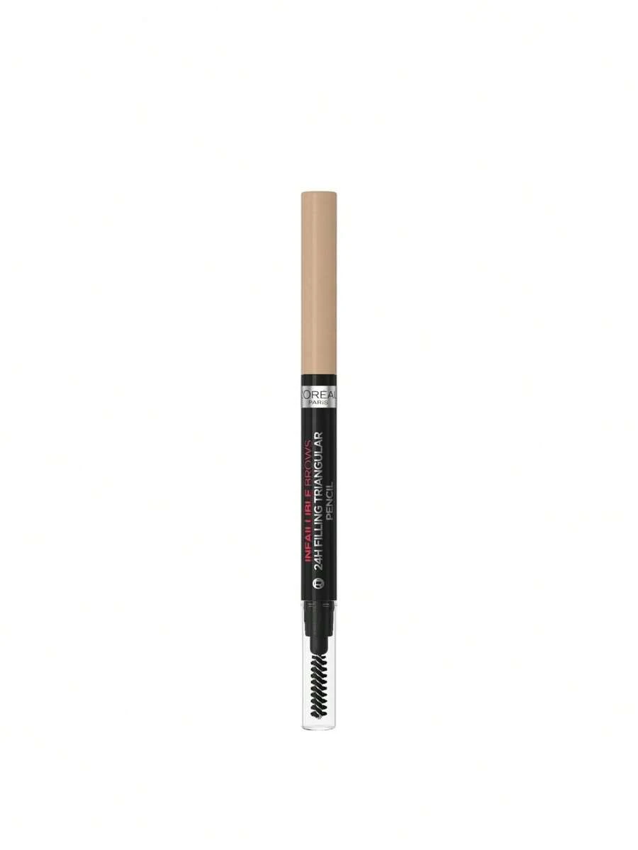 L'Oreal 24h Brow Filling Triangular Pencil 7.0 Blonde 1 G - Multicolor - View 1