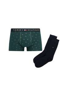 Tommy Hilfiger Men's Boxer Shorts + Socks - Fine Flag Des Sky - View 1