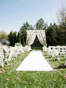 Tall Acrylic Vase Wedding Centerpieces Clear Elegant Centerpiece Stand With Artificial Hydrangea Flowers For Wedding Party Table Home Decorations - Transparent - View 3