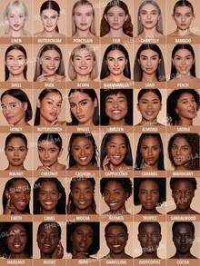 SHEGLAM Skin-Focus 高遮瑕粉底液-亞麻色 36 色控油無毛孔完美全遮瑕輕盈粉餅柔和啞光更順滑定妝粉面部彩妝促銷粉底液 品牌 美容 化妝 化妝品 適合女性與女孩 完美搭配冬季 Y2K 時尚 流行 生日禮物 假期 派對準備就緒 最佳顏色