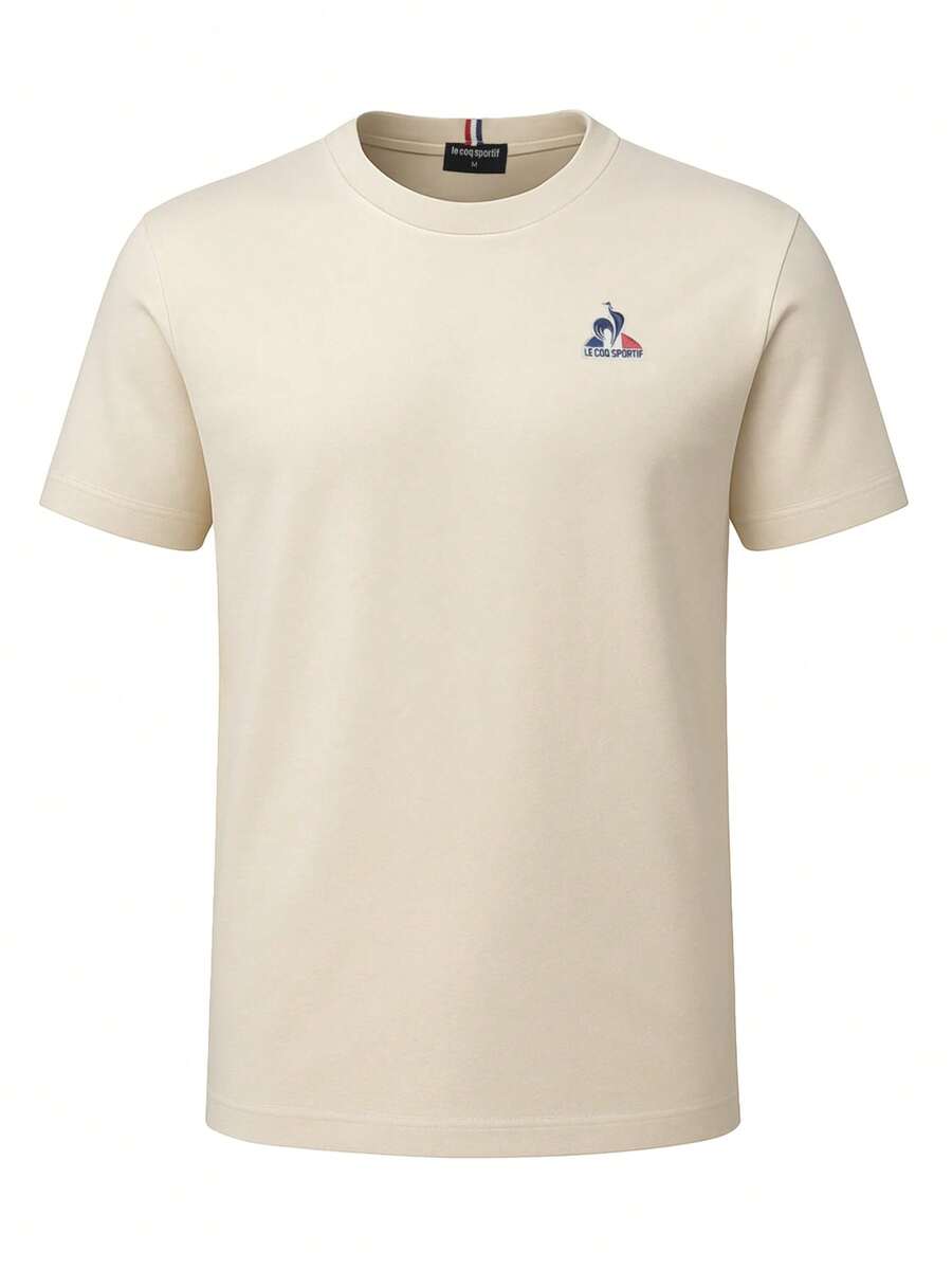 Le Coq Sportif Essentiels Men's T-Shirt Beige - Beige - View 1