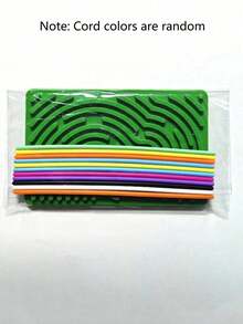 1 套 DIY 感官减压硅胶抓板玩具，硅胶扭绳活动减压板，硅胶感官活动板减压玩具 - 彩色 - 查看 12