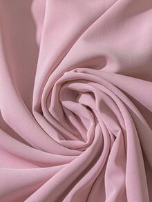 GlowEve CURVE 女式优雅纯色褶皱 V 领休闲短袖衬衫裙