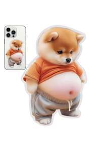POKOJA LAND Adesivi 3D carini, adesivi decorativi per feste con cani da spremere sulla pancia, adatti per ragazze, adolescenti, adulti, bomboniere, cover per telefono, scrapbooking, planner, diari, computer, laptop, regali - Multicolore - Visualizzare 3