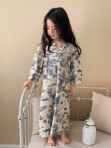 DAZY Young Girls Printed Nightgown/Sleepwear