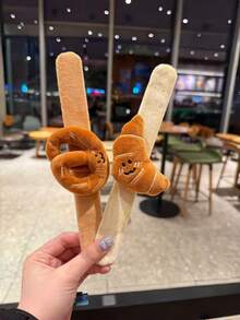 Joivida Fun Pop Tart Plush Wristband Bracelet Vegetable Fruit Cartoon Watch Strap Gift