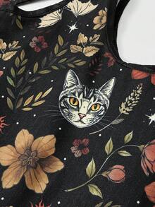 ROMWE Grunge Punk 1 túi tote có ngăn đựng tiền xu, thích hợp cho sinh viên đại học/mua sắm/du lịch. - Hồng - Xem 4