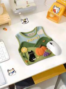 Zazumi Office & Dorm Mouse Pad With Sweater Pattern, Non-Slip Cute Mousepad For Computer, Personalized Desk Mat, High-Quality Gaming Pad - Multicolor - View 1