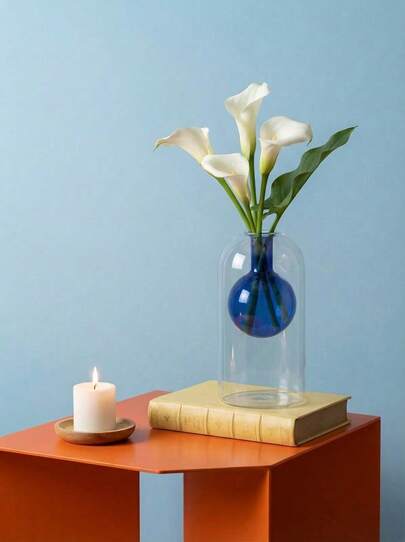 Ins Style Aroma Bottle Glass Vase - Colorful Mini Flower Bottles For Hydroponic Plants, Multi-Purpose Tabletop Decor & Gift