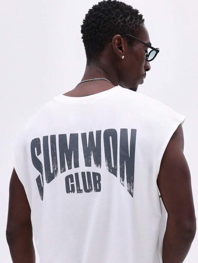 Tank Top With Club Print