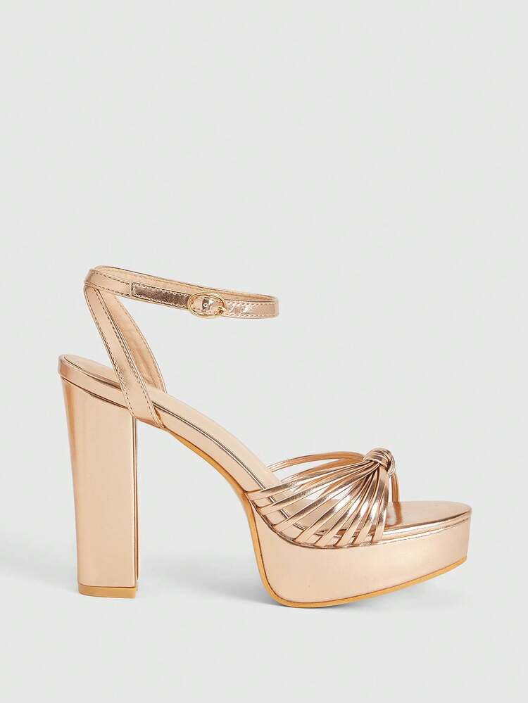 CUCCOO LuxiPop Women Fashion Elegance Versatile Travel Heeled Sandals
