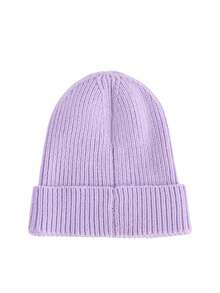 The North Face TNF Box-Logo Kids Knitted Beanie Hat Lite Lilac - Lilac - View 2