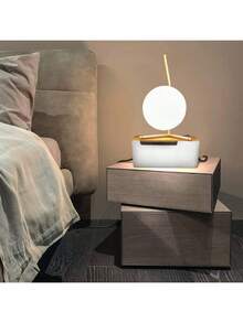 线缆管理盒，实木盖，适用于台式机、电视、电脑、USB集线器系统的线缆整理器，用于遮盖和隐藏电源板和线缆 - 白色 - 查看 6