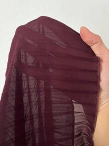 Viva Relle Women Summer Elegant Burgundy Square Neck Maxi Dress,Plus Size Flowing Sleeves Autumn Wedding,New Year's & Valentine's Day Maxi Fall - Brown - View 7
