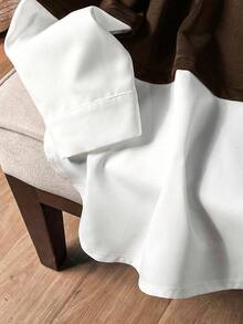 Lacomfia Women's 2 In 1 Long Sleeve Colorblock Pearl Decor Casual Comfortable Minimalist Chic Plus Size Sweatshirt - Brown - View 7