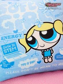 THE POWERPUFF GIRLS X Joivida 1pic Cute Powerpuff Girl Pillowcase (Filler Not Included), Comfortable Fleece Fabric, 45*45cm
