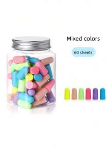 10/24/60/128 片装 贴合耳廓的睡眠耳塞 降噪睡眠耳塞 阻隔鼾声 工厂工作学习办公室旅行放松休息专注安静舒适柔软可重复使用可水洗低过敏性